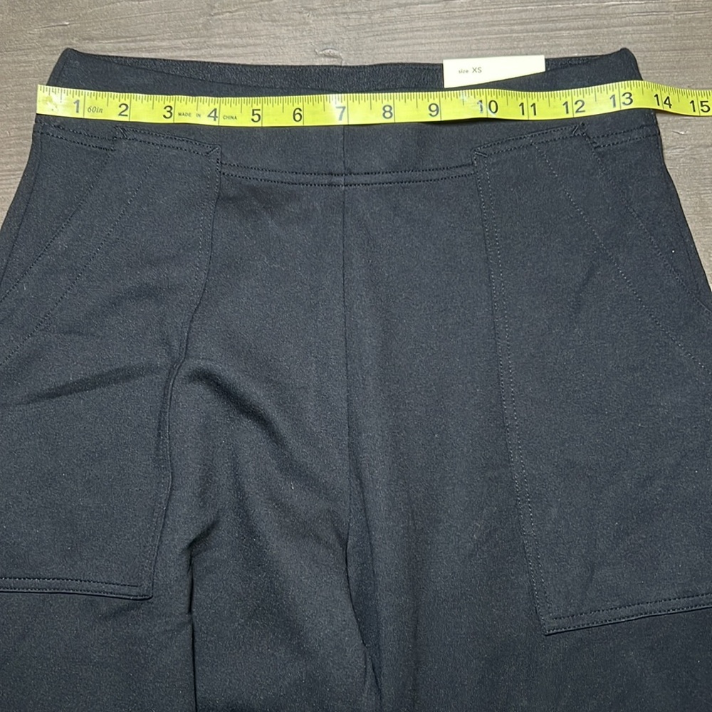 Max Studio Black Wide Leg Pants with Elastic Waistband NWT - Picture 7 of 8